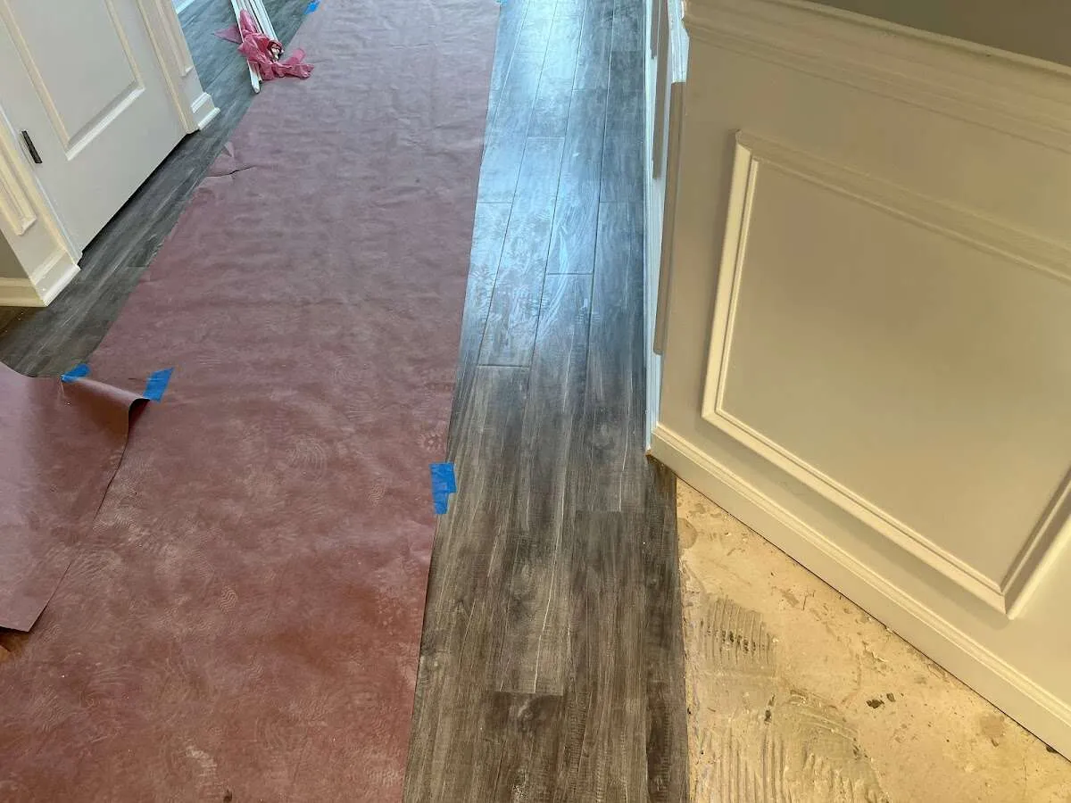 Completed marble shower restoration in Collingdale